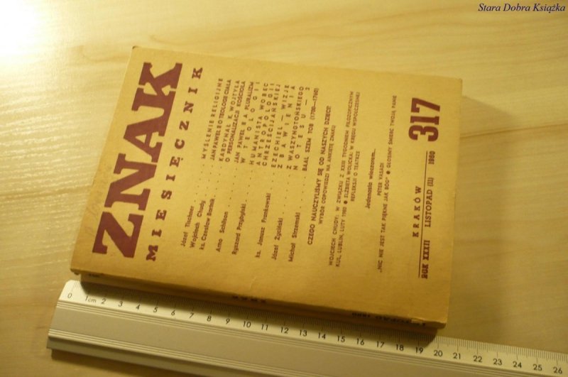 ZNAK. MIESIĘCZNIK 317 LISTOPAD (11) 1980