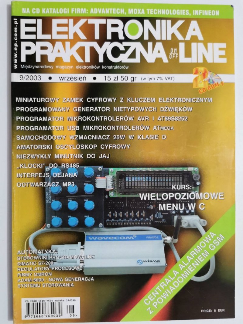 ELEKTRONIKA PRAKTYCZNA ON/OF LINE 9/2003