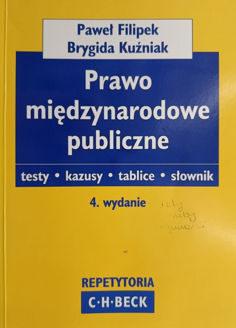 PRAWO MIĘDZYNARODOWE PUBLICZNE - Paweł Filipek