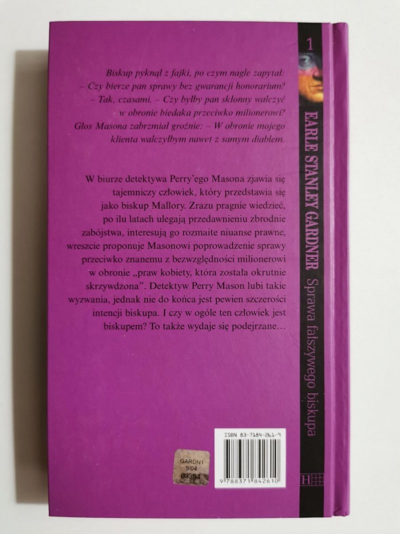 SPRAWA FAŁSZYWEGO BISKUPA - Earle Stanley Gardner 