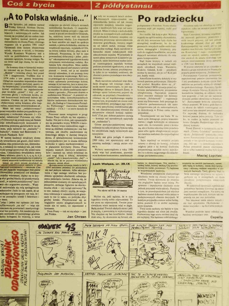 TYGODNIK GDAŃSKI ROK III 10 MARCA 1991