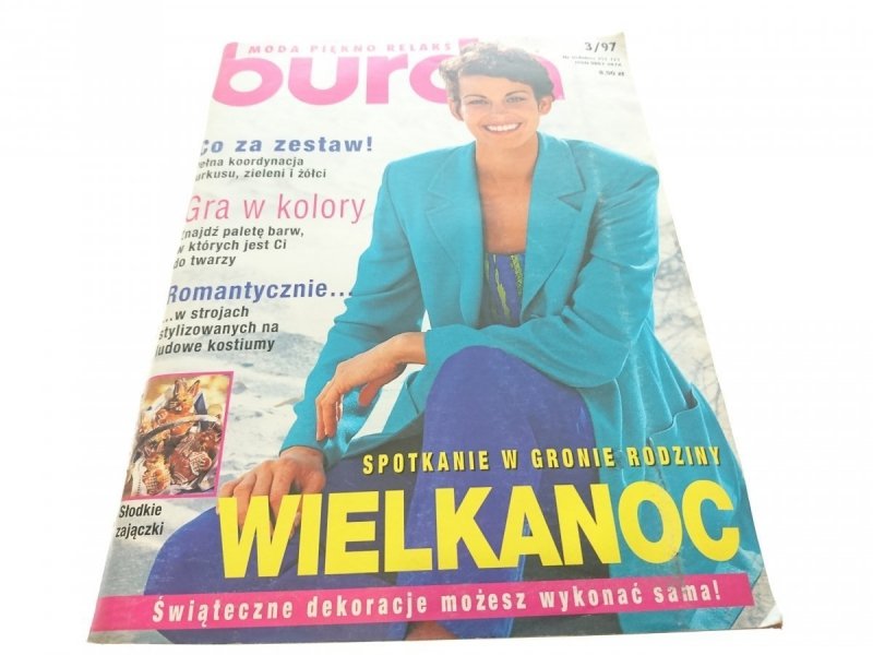 BURDA. MODA PIĘKNO RELAKS NR 3/97 WIELKANOC