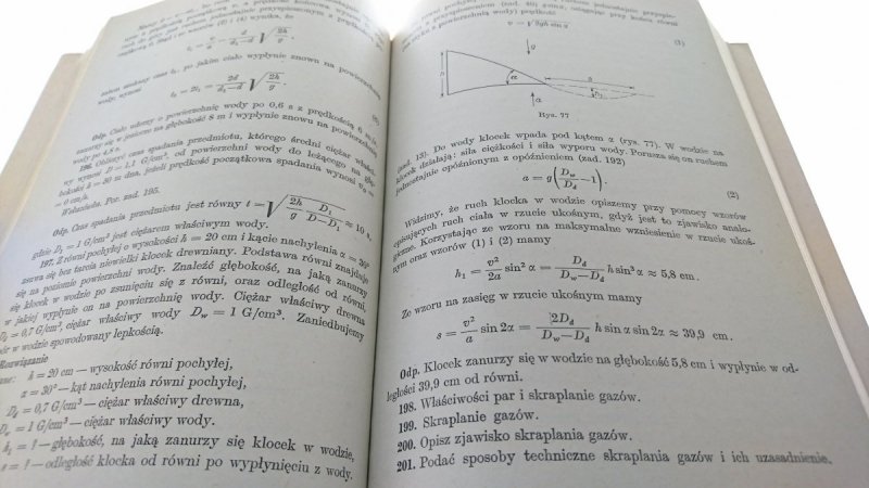 TEMATY EGZAMINÓW WSTĘPNYCH Z FIZYKI - Góral 1972