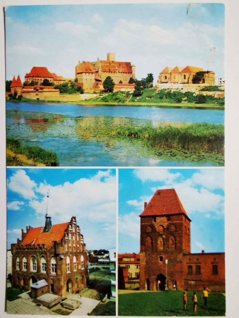 MALBORK. GOTYCKI RATUSZ KOLAŻ 3 ZDJĘĆ