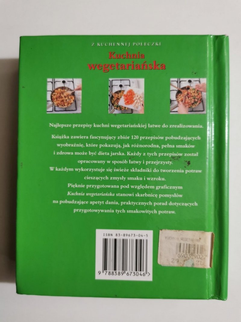 KUCHNIA WEGETERIAŃSKA. Z KUCHENNEJ PÓŁECZKI - Jenny Stacey 
