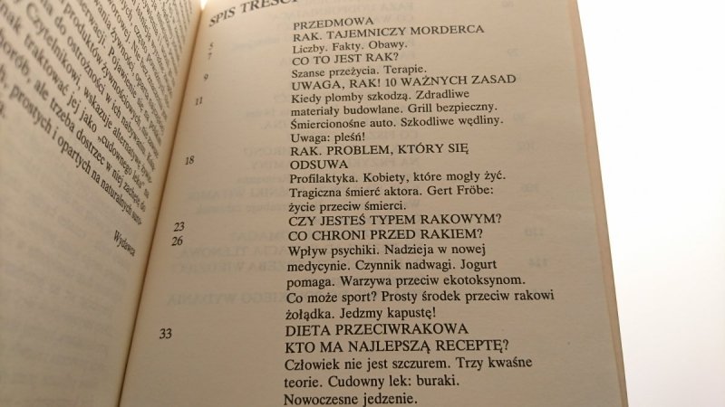DIETA PRZECIW NOWOTWOROM - Hans-Jurgen Raabe 1992