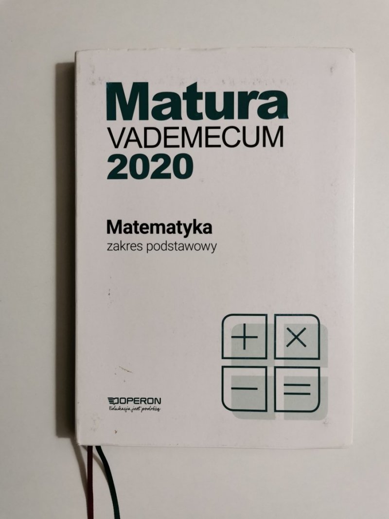 MATURA VADEMECUM 2020 MATEMATYKA ZAKRES PODSTAWOWY 