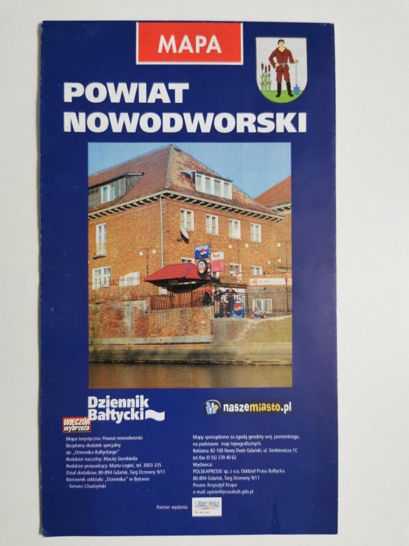 MAPA. POWIAT NOWODWORSKI 
