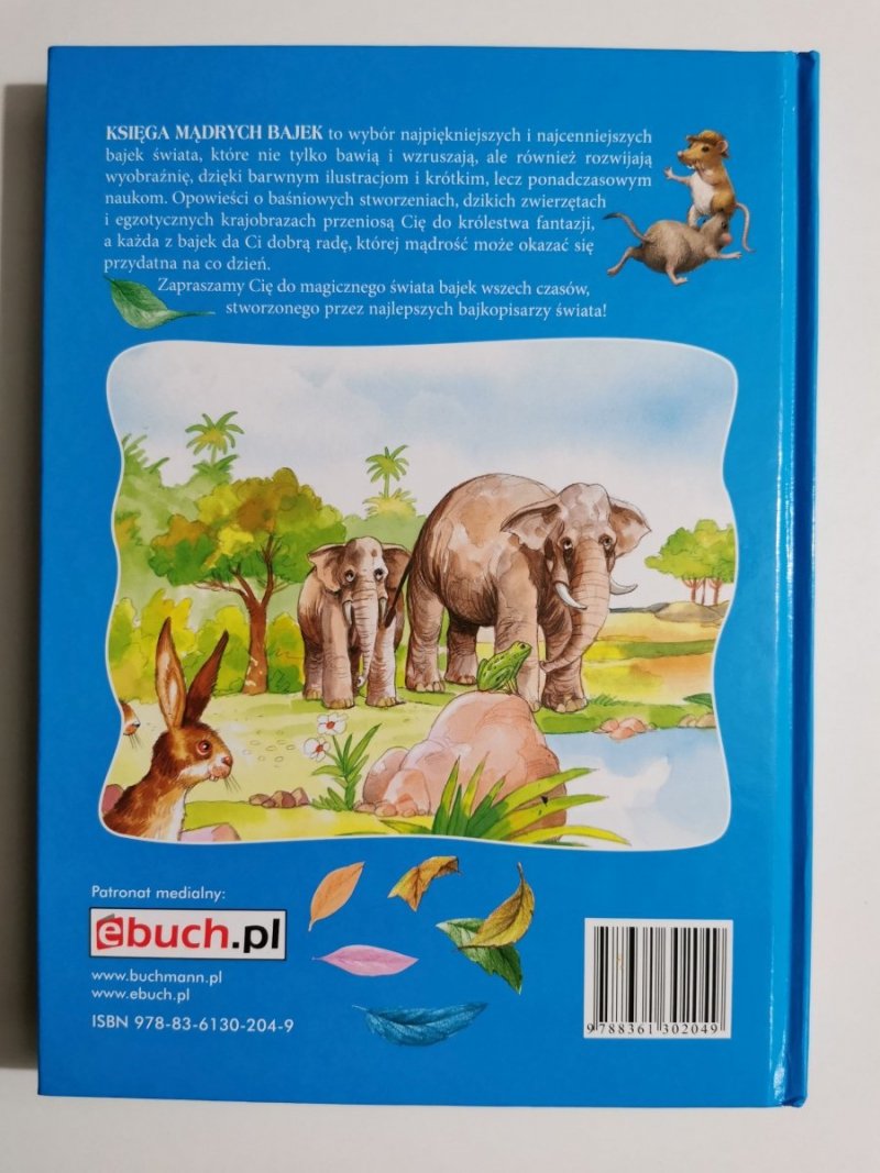 KSIĘGA MĄDRYCH BAJEK - Ezop, La Fontaine, Fedrus i inni 