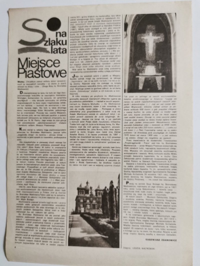 PRZEWODNIK KATOLICKI NR 28 POZNAŃ 8 VIII 1984