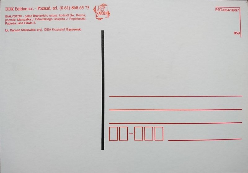 BIAŁYSTOK. PAŁAC BRANICKICH I INNE FOT. KRAKOWIAK