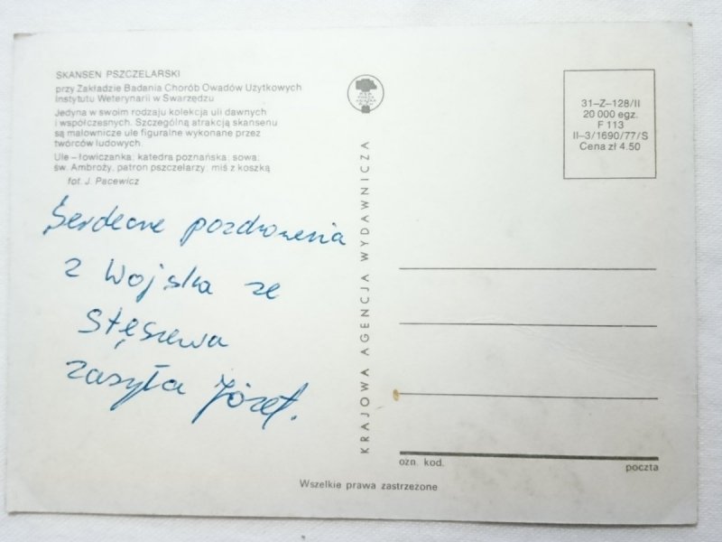 SKANSEN PSZCZELARSKI PRZY ZAKŁADZIE BADANIA CHORÓB OWADÓW UŻYTKOWYCH FOT. PACEWICZ