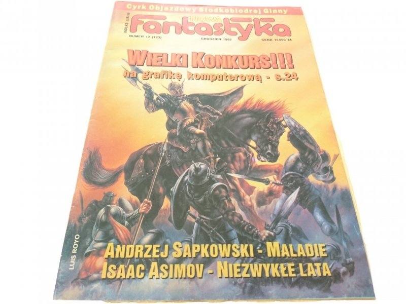 NOWA FANTASTYKA NUMER 12 (123) GRUDZIEŃ 1992