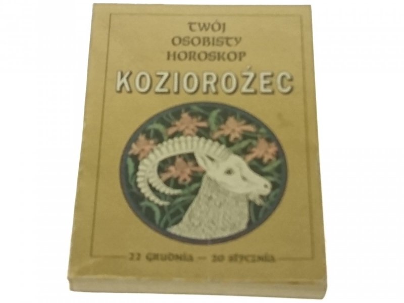 TWÓJ OSOBISTY HOROSKOP. KOZIOROŻEC (1992)