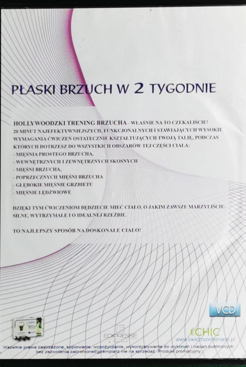 VCD. KOLEKCJA FITNESS. PŁASKI BRZUCH W DWA TYGODNIE