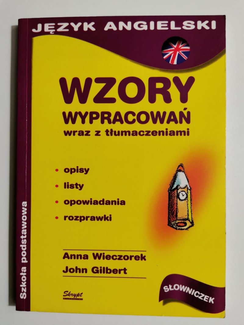 WZORY WYPRACOWAŃ WRAZ Z TŁUMACZENIAMI - Anna Wieczorek 