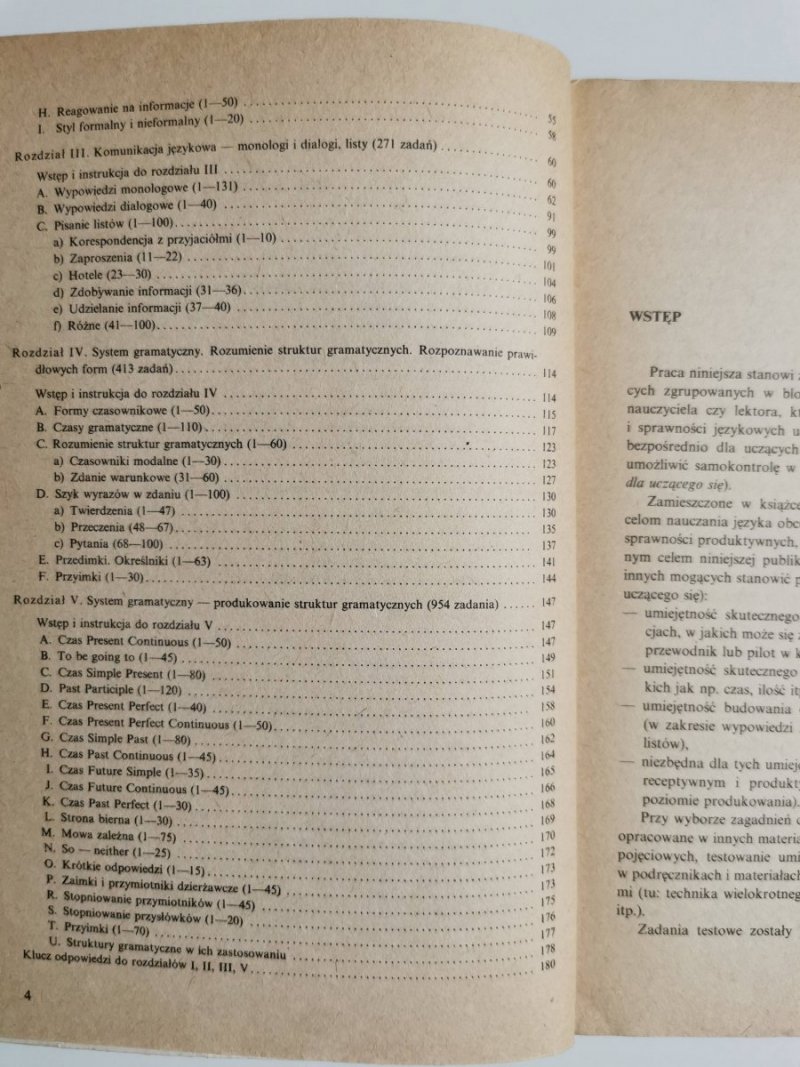 TESTING ENGLISH - Hanna Komorowska 1982
