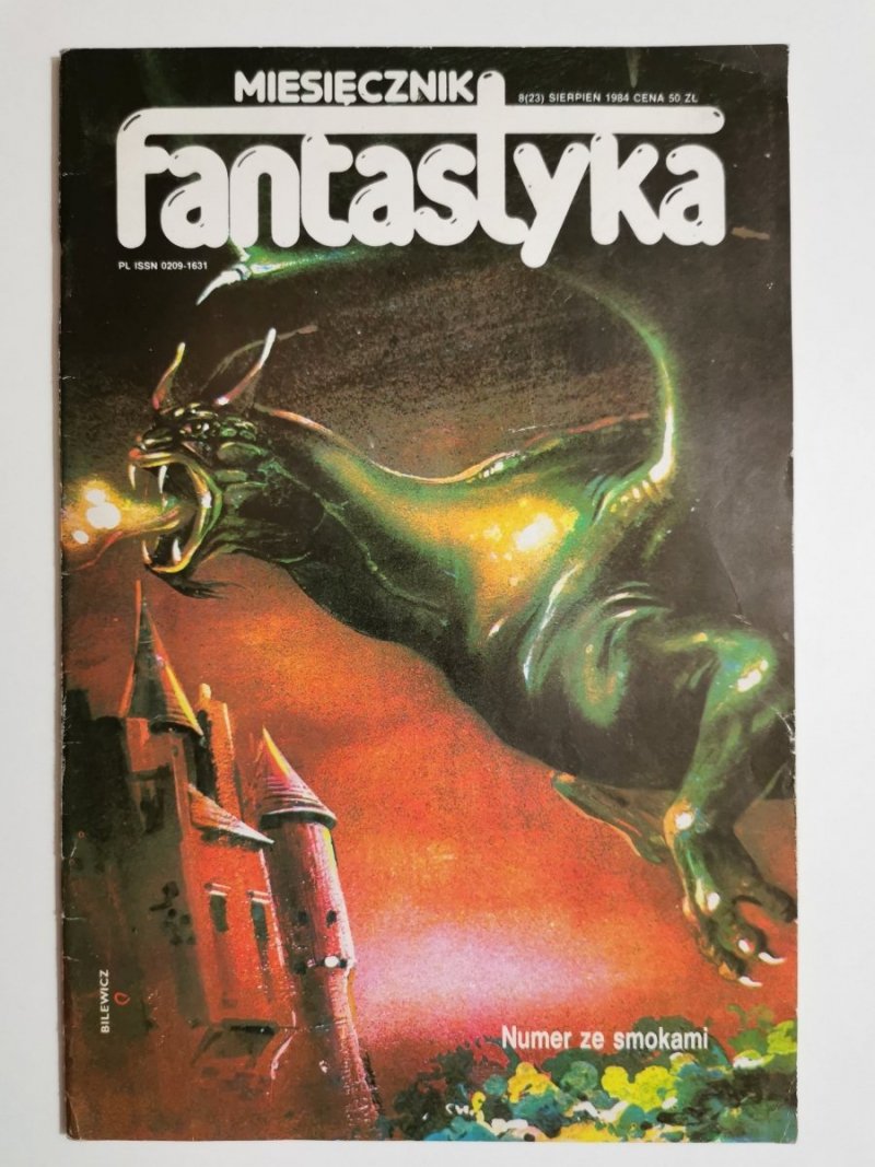 FANTASTYKA NR 8 (23) SIERPIEŃ 1994 NUMER ZE SMOKAMI