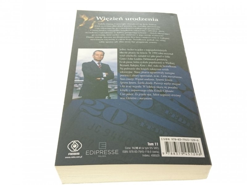 WIĘZIEŃ URODZENIA CZĘŚĆ 2 - Jeffrey Archer 2015