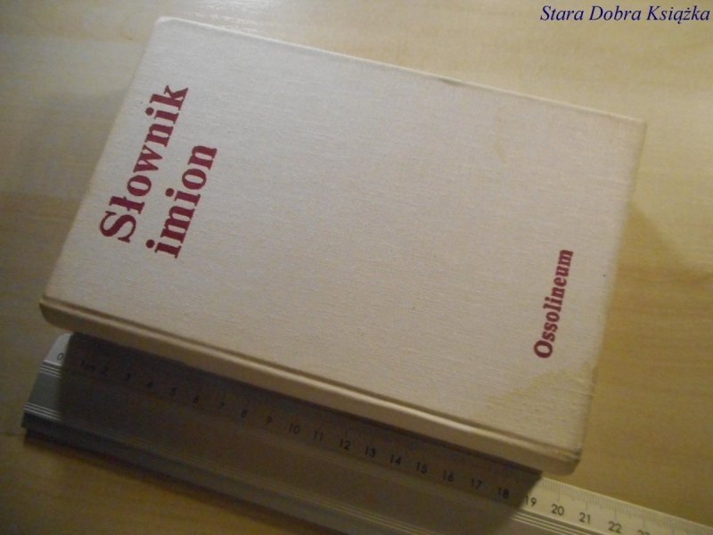 SŁOWNIK IMION - Wanda Janowowa 1975