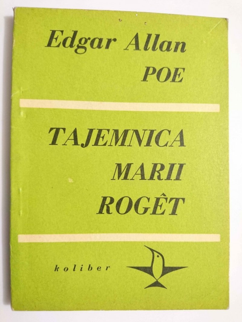 TAJEMNICA MARII ROGET - Edgar Allan Poe 1970