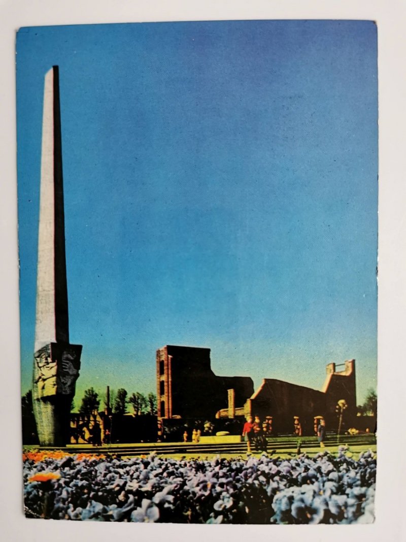ŁÓDŹ. POMNIK MAUZOLEUM W MIEJSCU B. OBOZU HITLEROWSKIEGO W RADOGOSZCZU FOT. BILIŃSKI