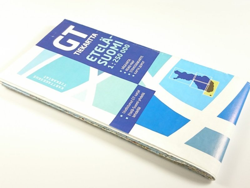 GT TIEKARTTA ETELASUOMI 1: 250 000