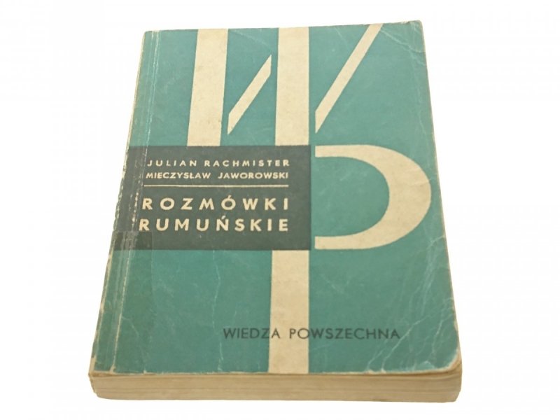 ROZMÓWKI RUMUŃSKIE - Julian Rachmister 1966