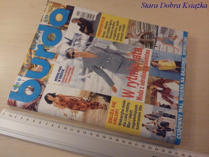 BURDA 5/99 W RYTMIE LATA. MODA Z ODROBINĄ