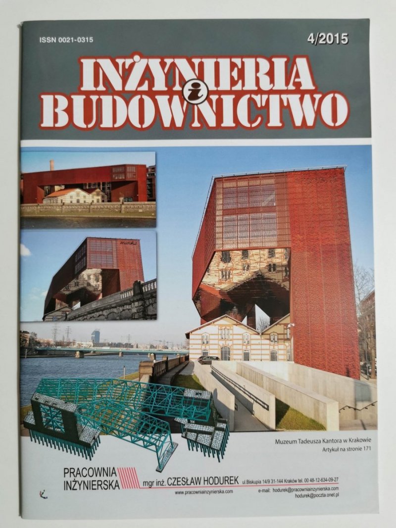 INŻYNIERIA I BUDOWNICTWO NR 4/2015