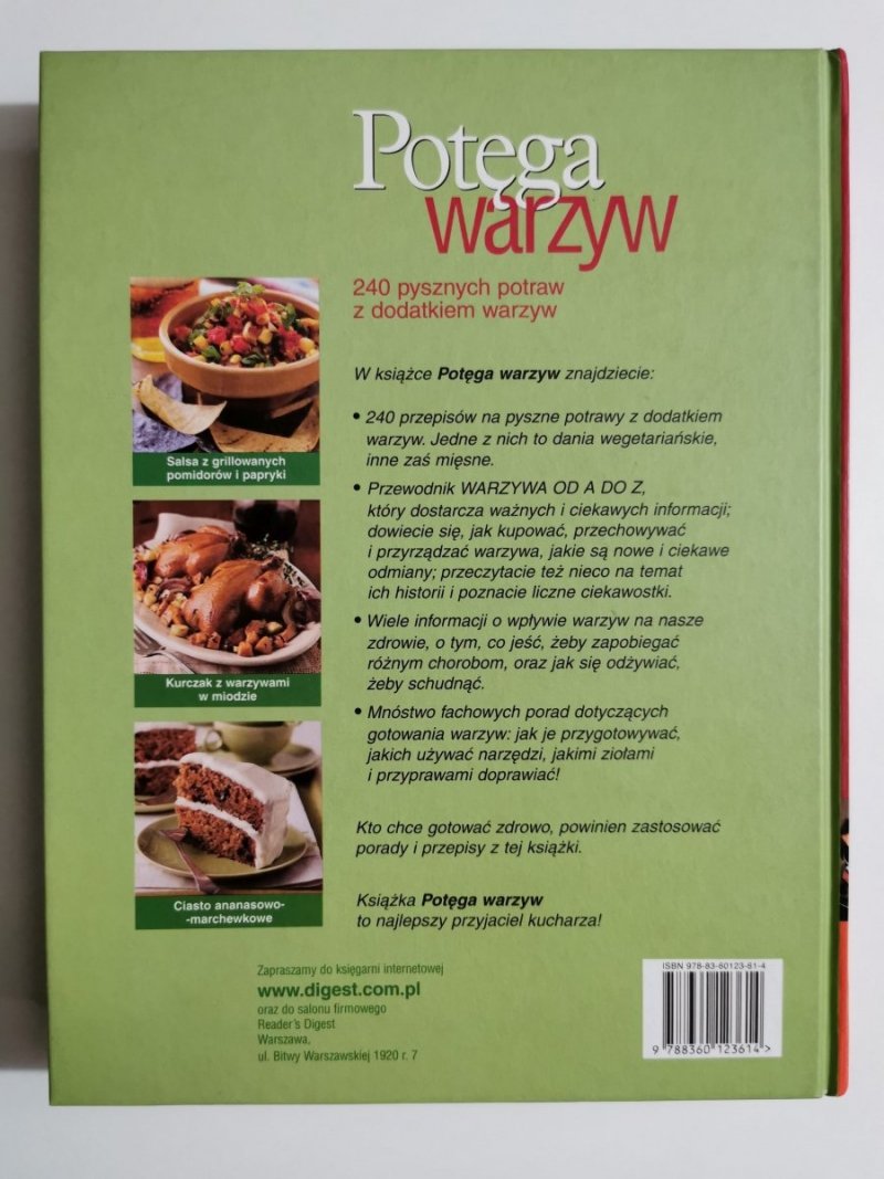 POTĘGA WARZYW. 240 PYSZNYCH POTRAW Z DODATKIEM WARZYW 