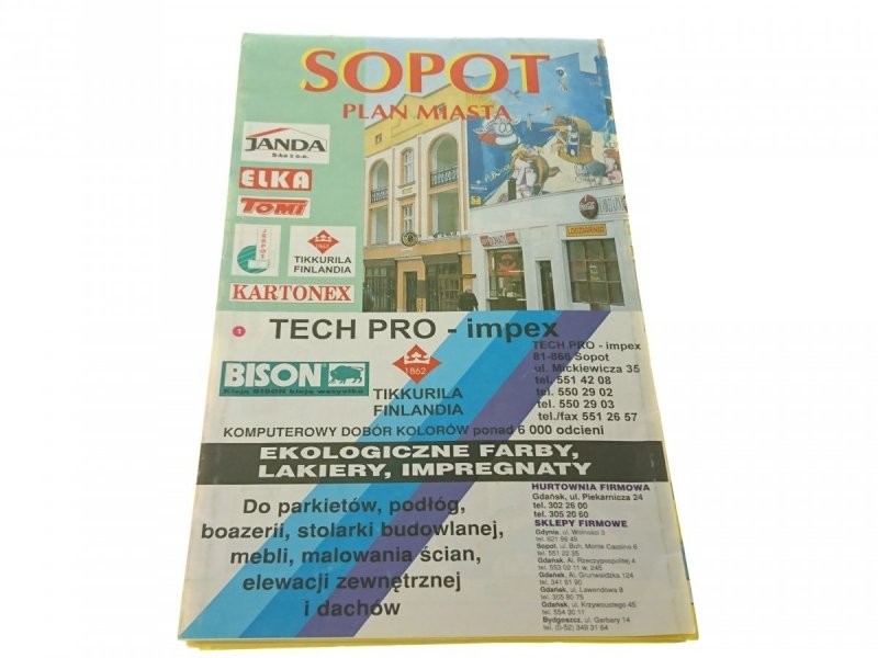 SOPOT. PLAN MIASTA