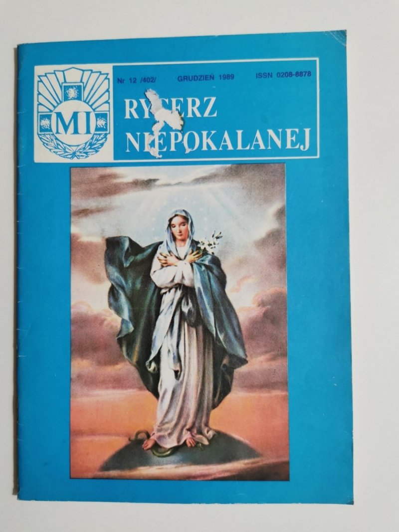 RYCERZ NIEPOKALANEJ NR 12/402 GRUDZIEŃ 1989