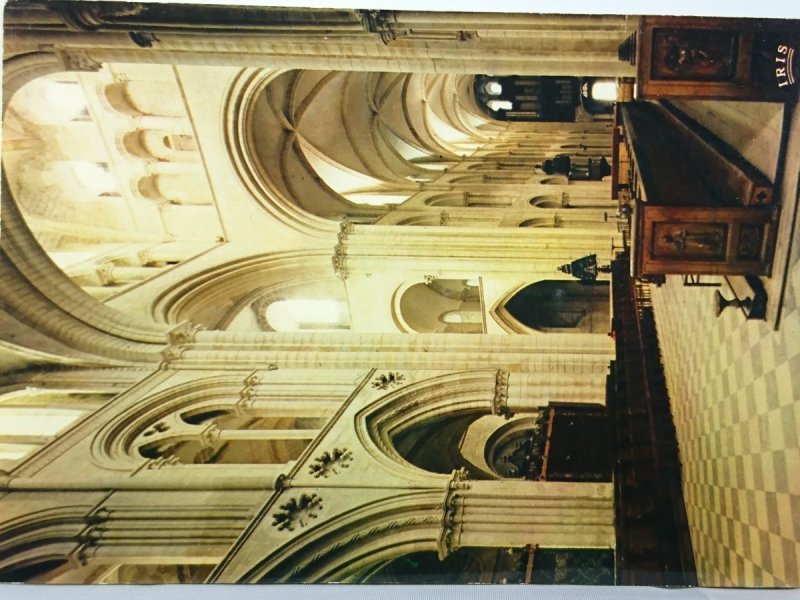 EN NORMANDIE CAEN. L'EGLISE ST ETIENNE XIIe SIECLE