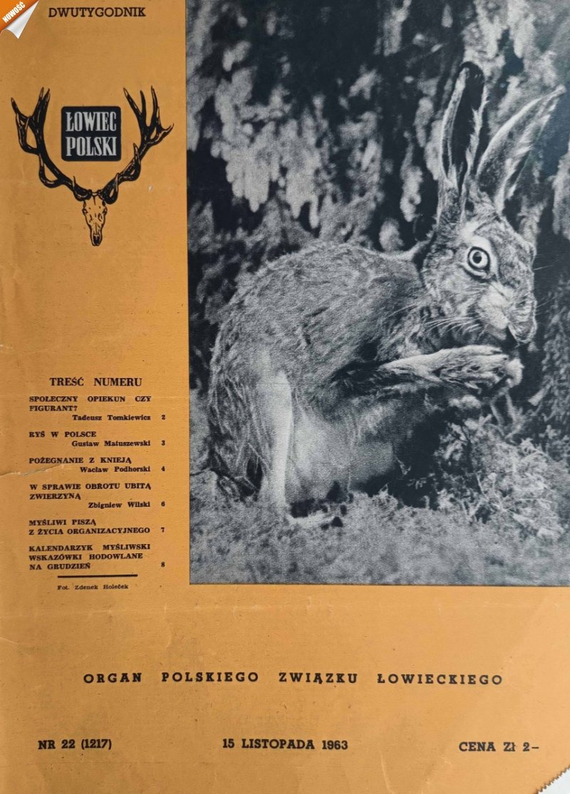 ŁOWIEC POLSKI NR 22/1963