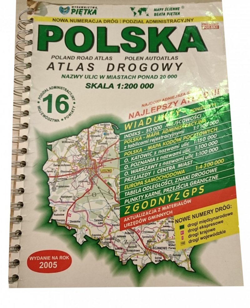 POLSKA ATLAS DROGOWY 1: 200 000