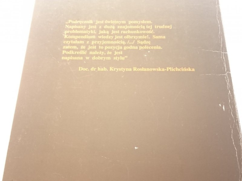 KRÓTKI KURS RACHUNKOWOŚCI - M. Kobyłecki 1992