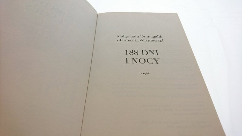 188 DNI I NOCY CZĘŚĆ I - Wiśniewski Domagalik 2009