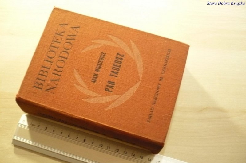 PAN TADEUSZ - Adam Mickiewicz 1967