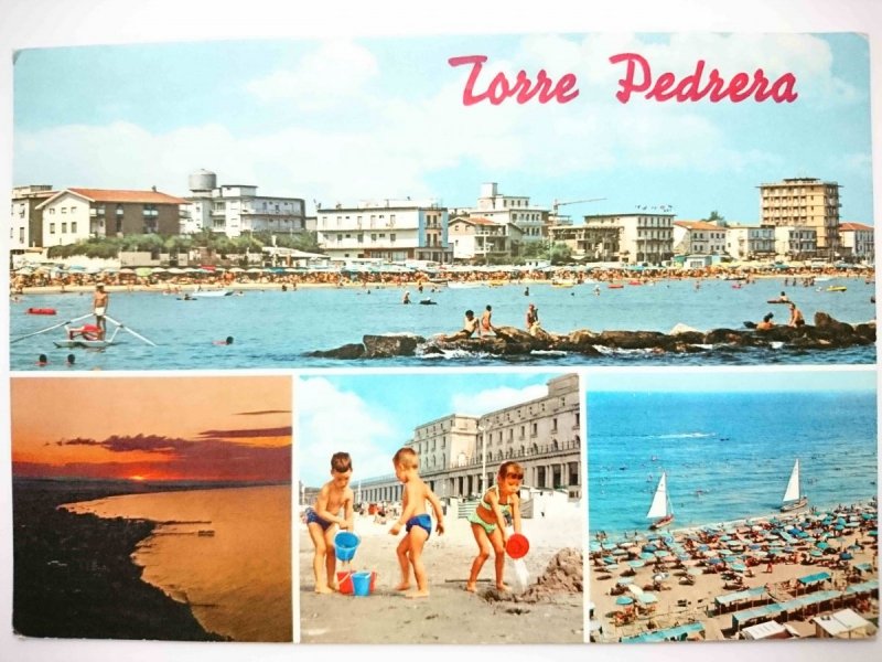 TORRE PEDRERA. ALBERGHI VISTI DAL MARE