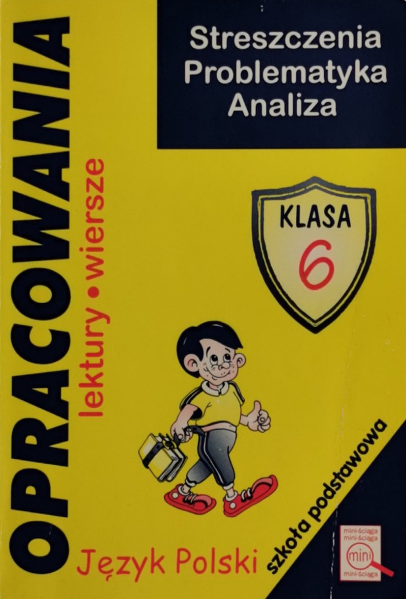 OPRACOWANIA LEKTURY WIERSZE KLASA 6