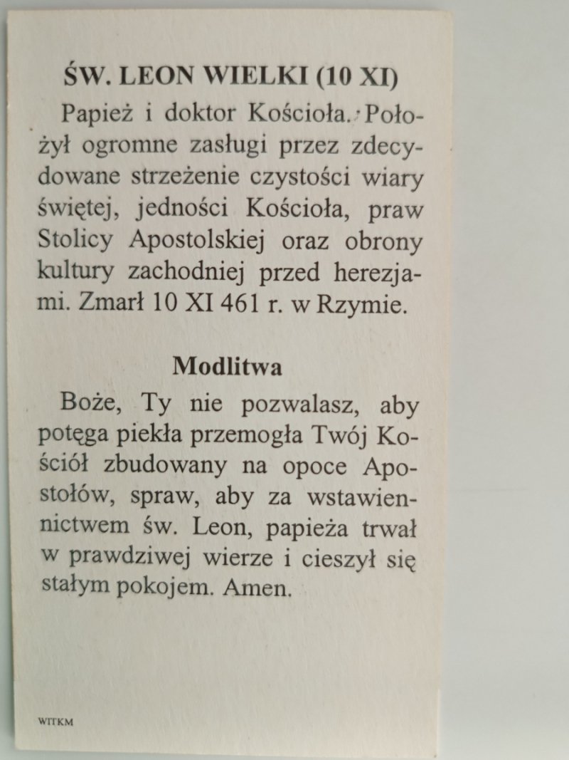 ŚW. LEON WIELKI