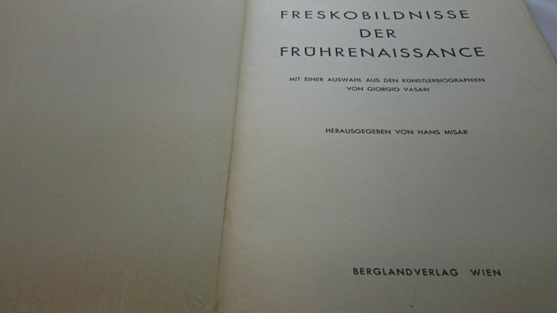 FRESKOBILDNISSE DER FRUHRENAISSANCE 1941