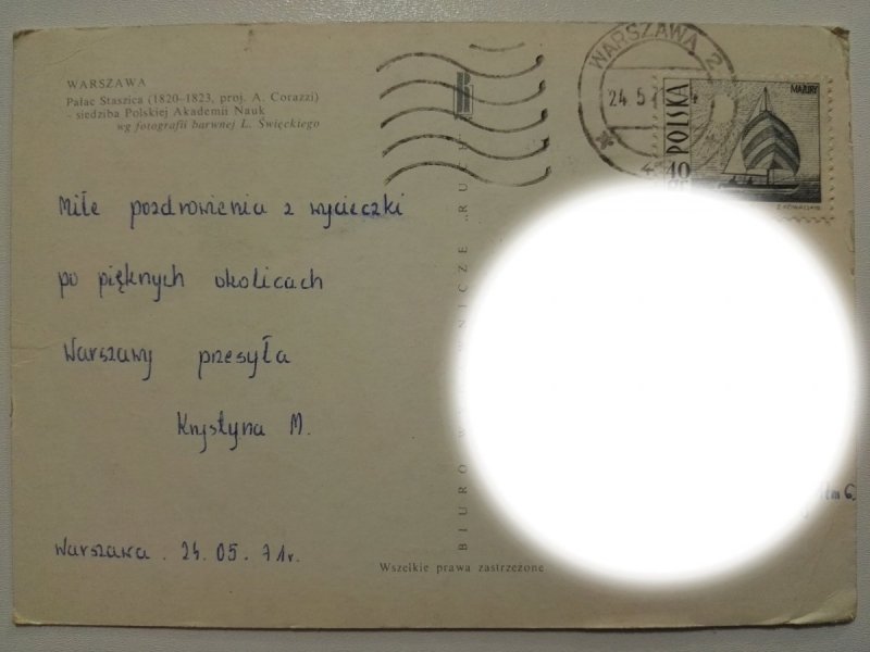 WARSZAWA. PAŁAC STASZICA - SIEDZIBA POLSKIEJ AKADEMII NAUK FOT. ŚWIĘCKI