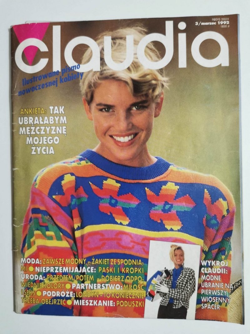 CLAUDIA NR 3/MARZEC 1992