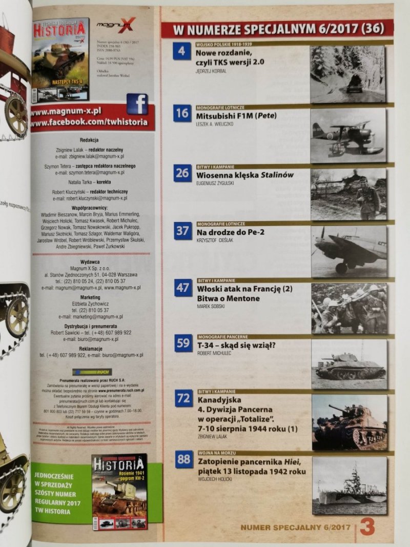 TECHNIKA WOJSKOWA HISTORIA NUMER SPECJALNY 6/2017