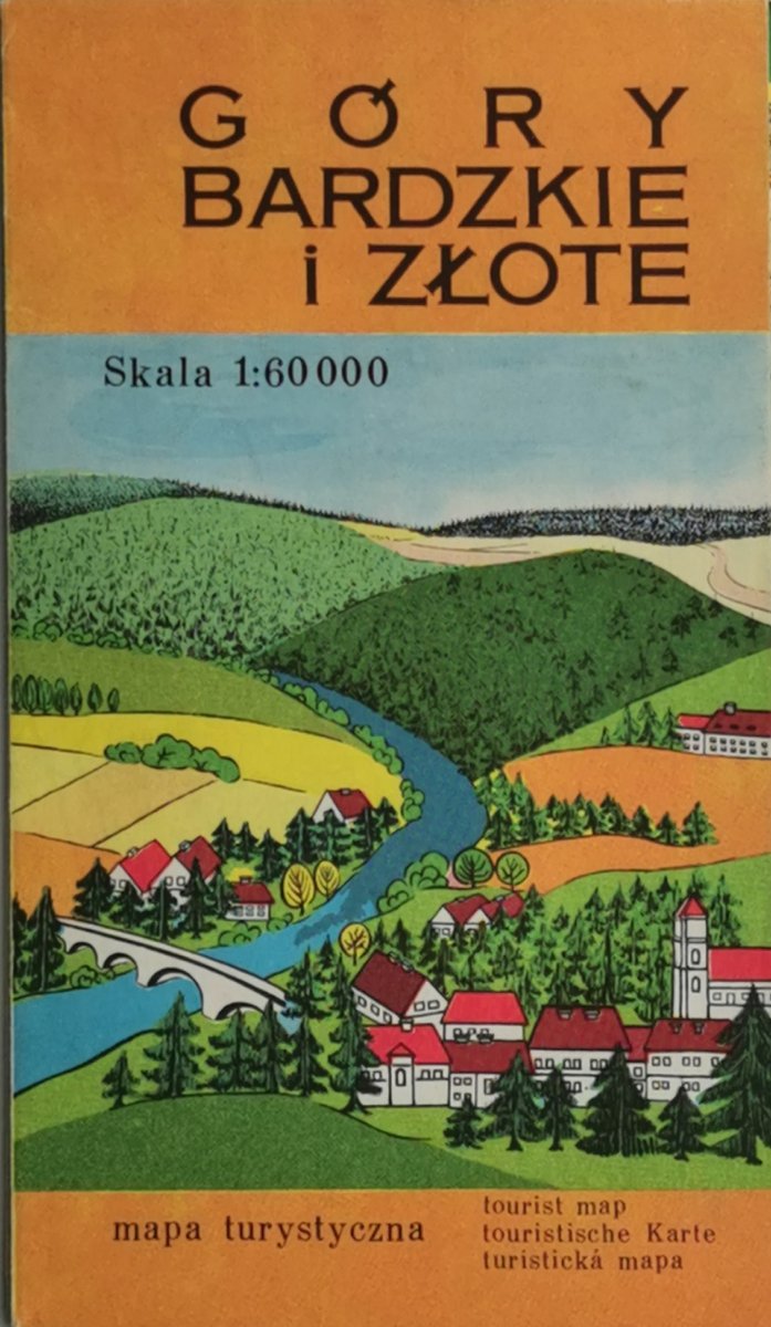 GÓRY BARDZKIE I ZŁOTE 1:60 000 MAPA 1991