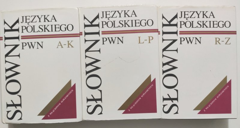 SŁOWNIK JĘZYKA POLSKIEGO – A-Z 3 TOMY