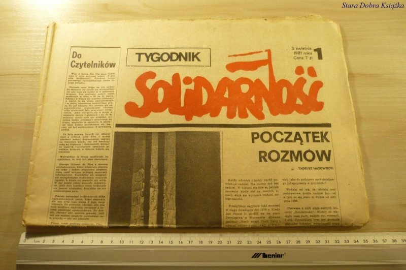 TYGODNIK SOLIDARNOŚĆ 1 3 KWIETNIA 1981 ROKU