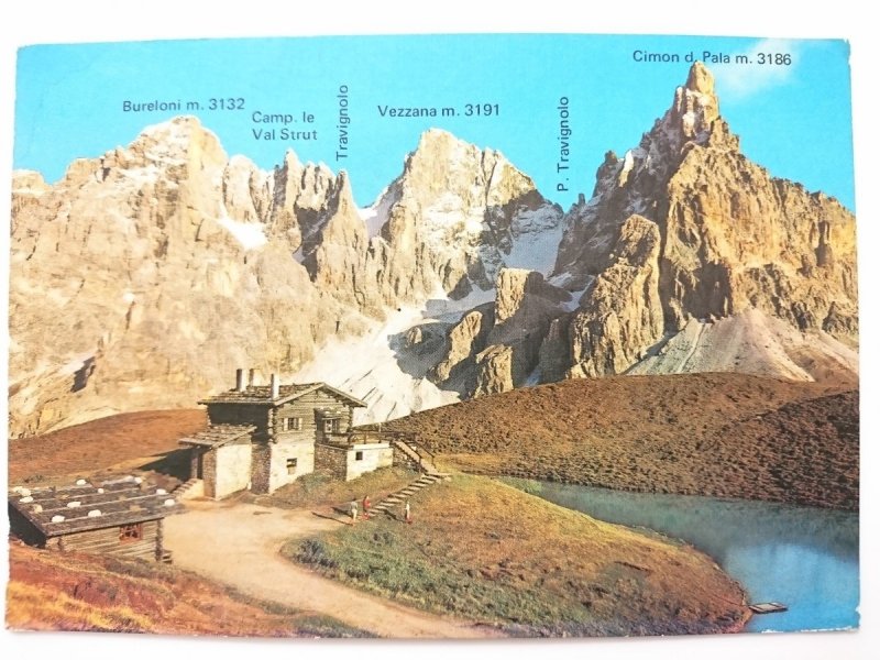 DOLOMITI – PASSO ROLLE (TRENTINO) BAITA G. SEGANTINI M. 2.200